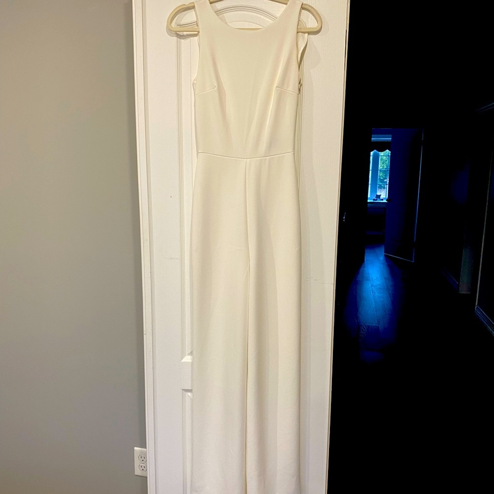 LuLus One Piece Jump Suit Size Small White